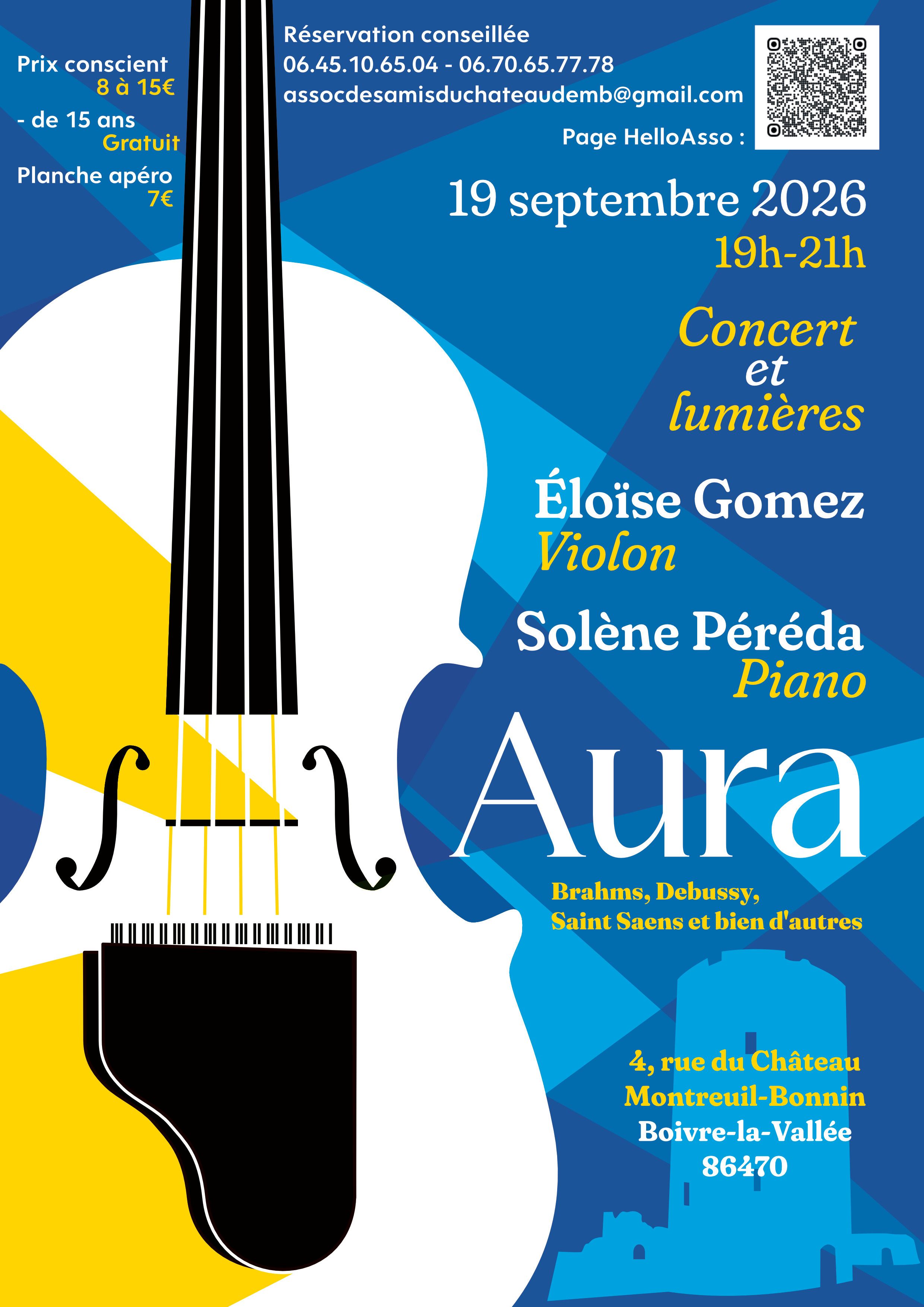 Visite guidée  - le soir AURA Concert  classique et Lumières