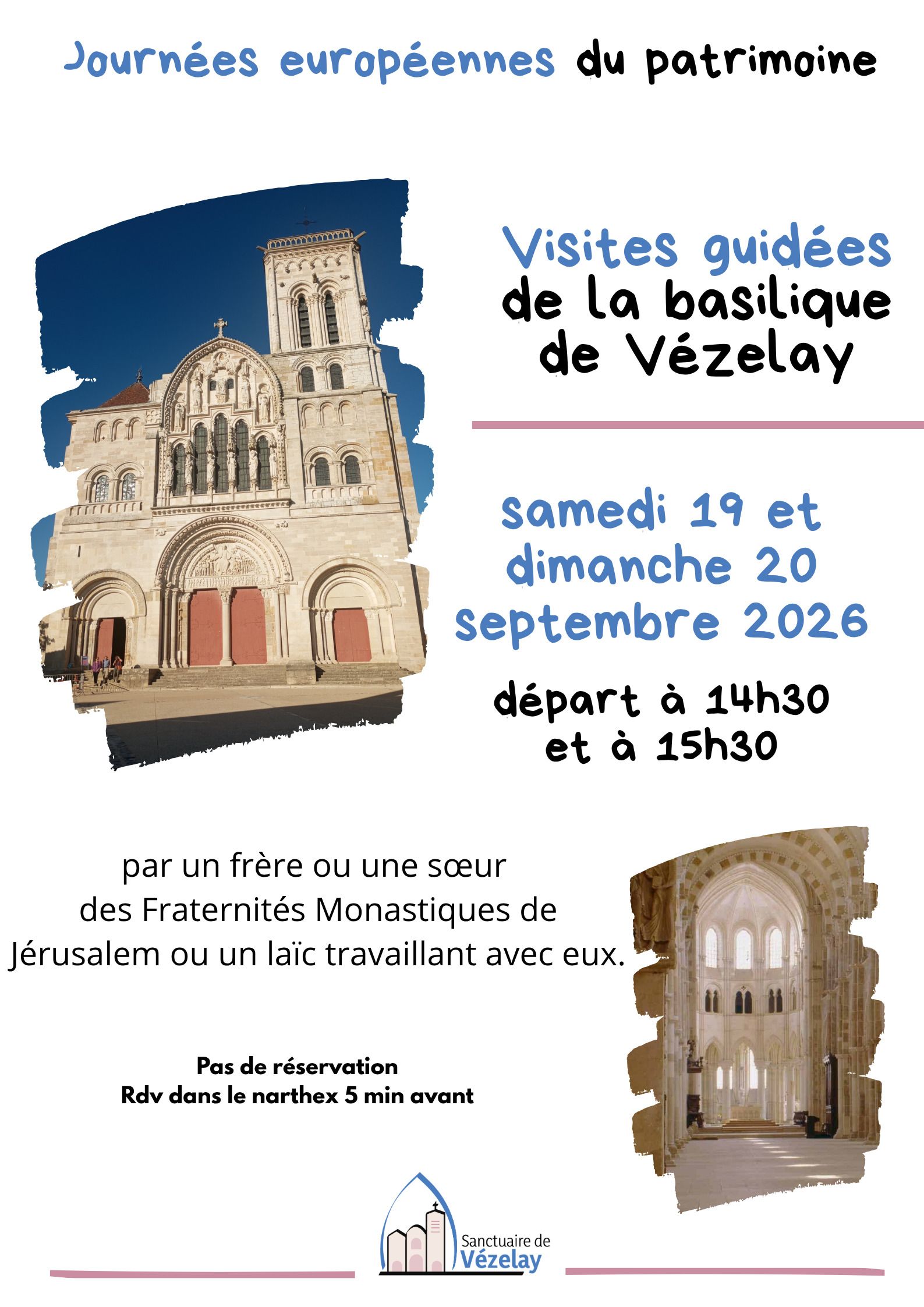 Visite guidée de la basilique de Vézelay