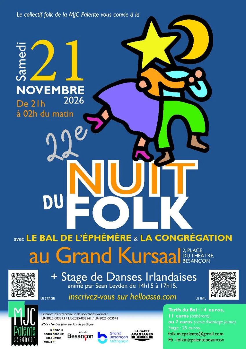 22è Nuit du Folk - Le Bal de L'Ephémère - La Congrégation