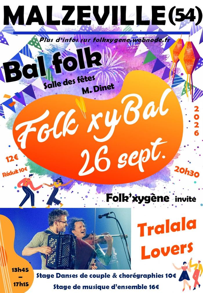 Affiche — Folk'xybal avec les Tralala lovers