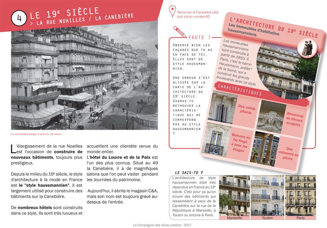 Carnet de balade urbaine "La Canebière, une rue pas comme les autres"