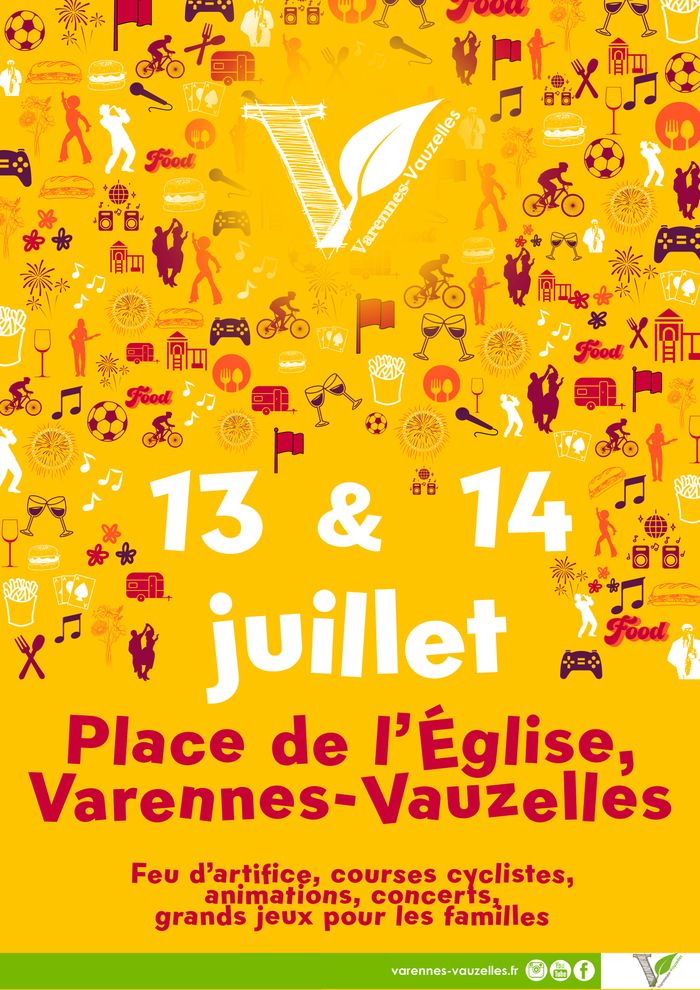 Les 13 et 14 juillet, Venez faire la fête !