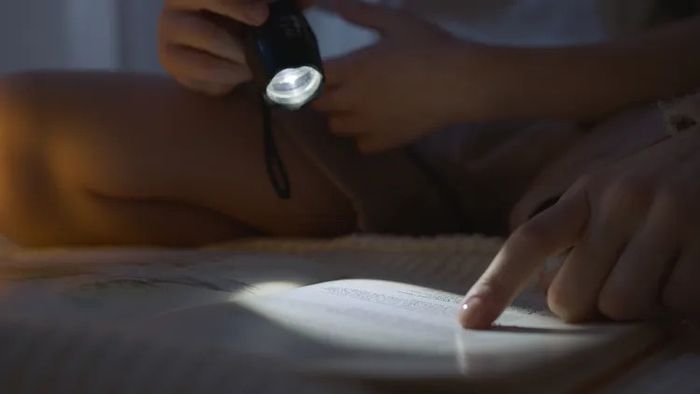 Lecture à la torche