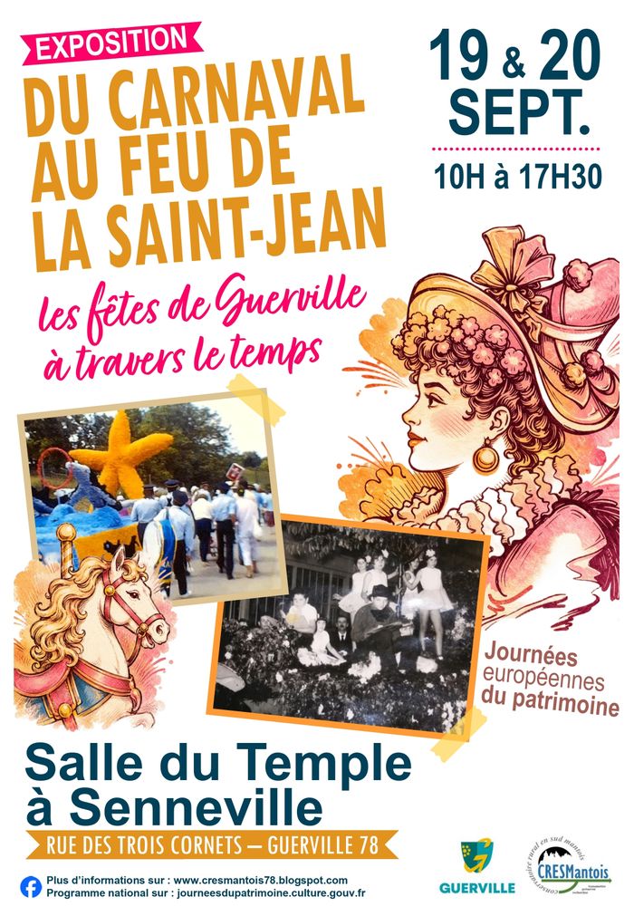 Exposition « Du carnaval au feu de la Saint-Jean : les fêtes de Guerville à travers le temps »