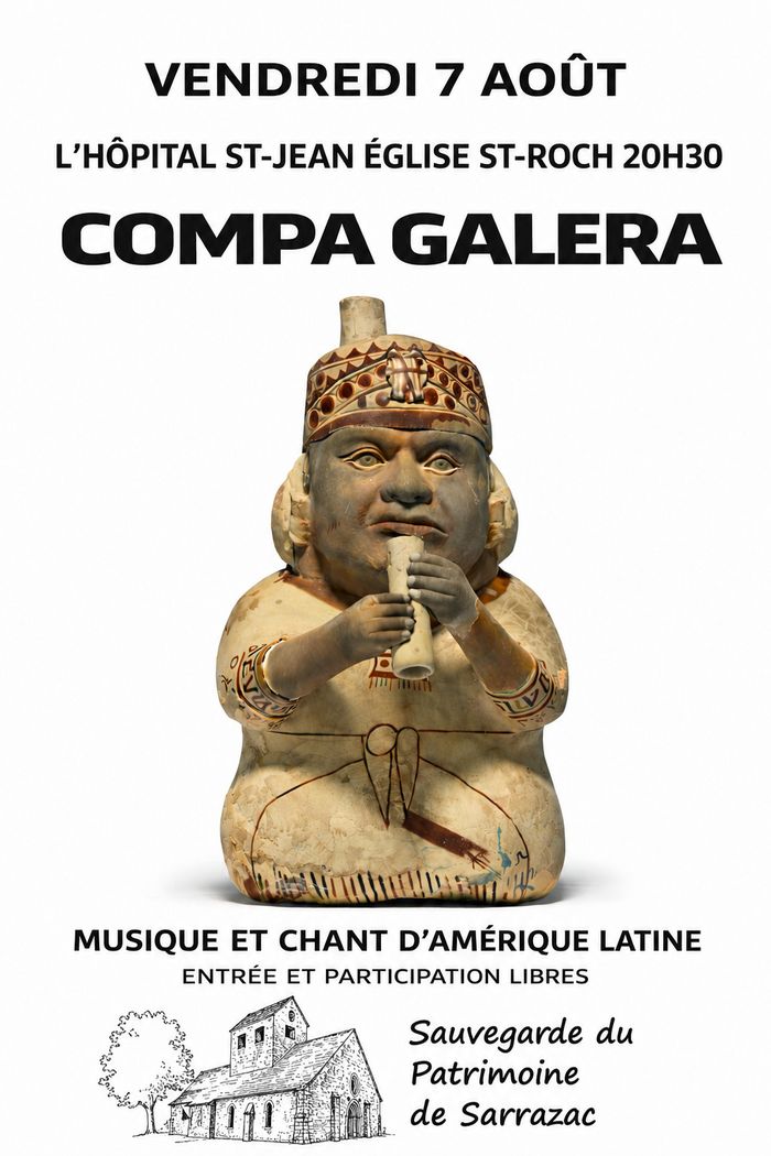 Affiche — Compa Galera / Musique et Chant d'Amérique Latine