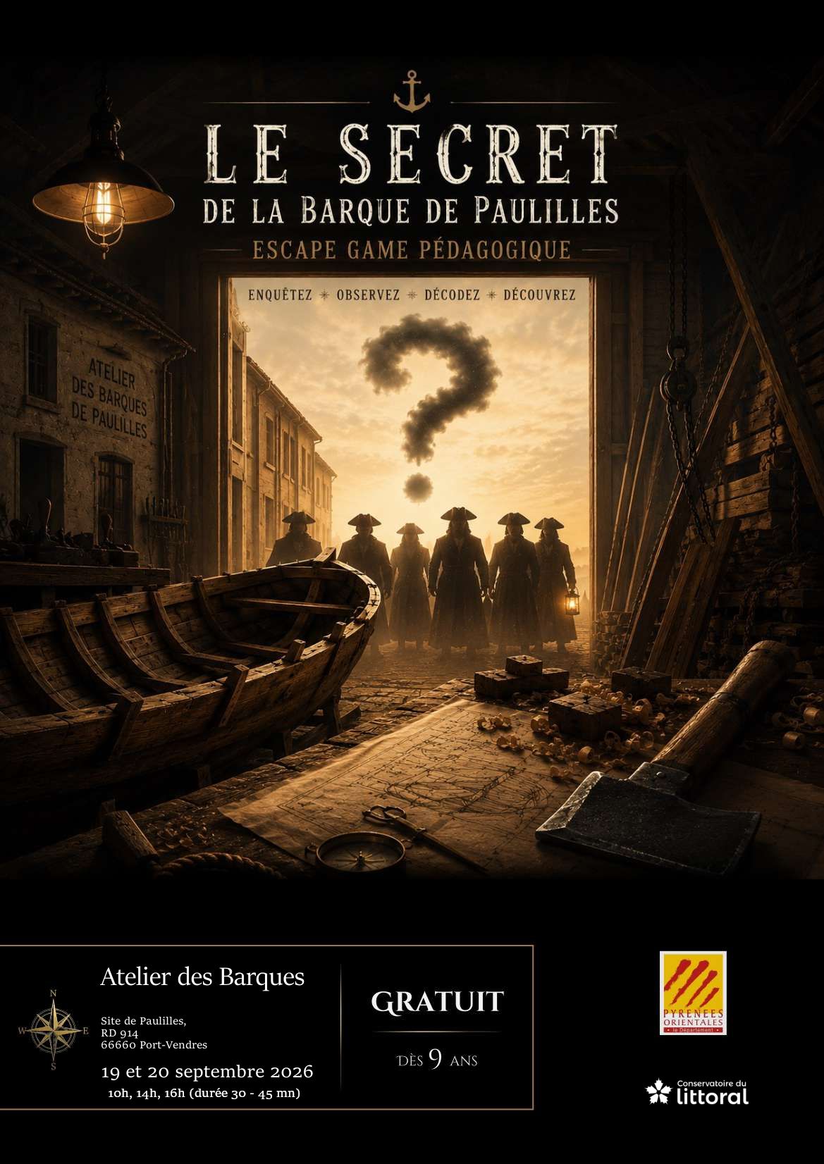 Escape game : à la recherche de la barque de Paulilles