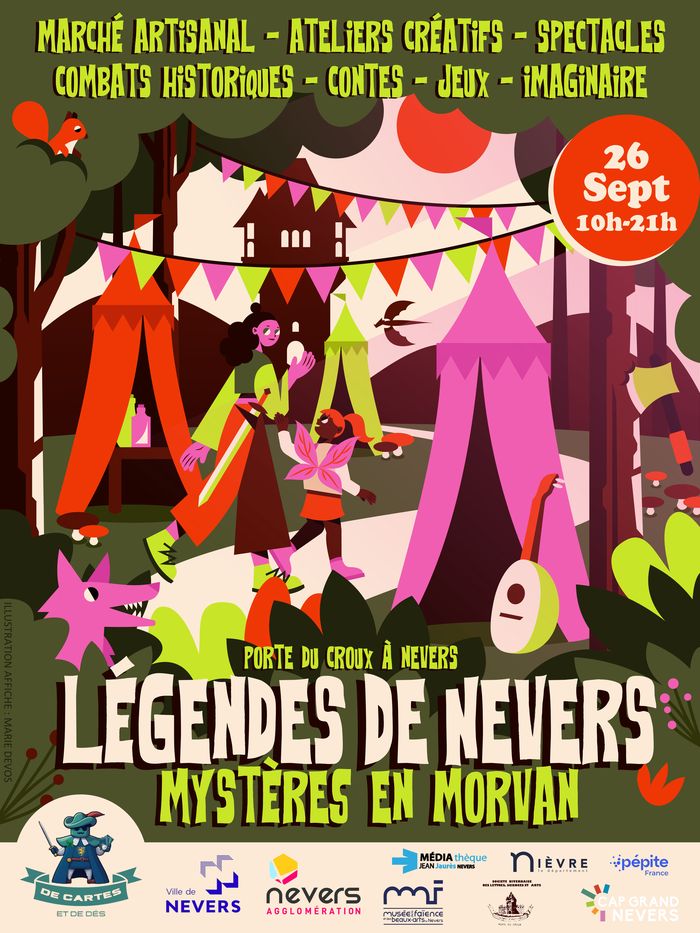 Affiche — Légendes de Nevers 3ème édition : Mystères en Morvan
