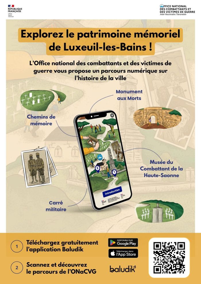 Parcours Baludik : À la recherche de la Médaille Militaire à Luxeuil-les-Bains