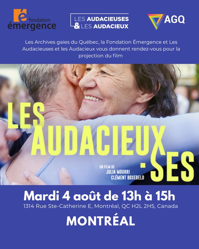 Projection du documentaire Les Audacieux.ses à Montréal