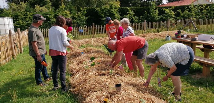 Atelier plantation au jardin partagé