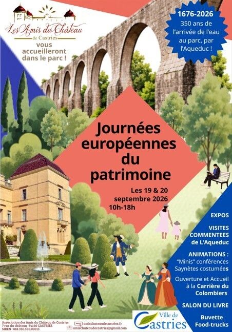 Castries au fil de l’eau et de la pierre : découvrez le château, son aqueduc et son patrimoine