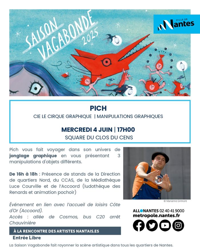 Saison Vagabonde "Pich - manipulation graphique"