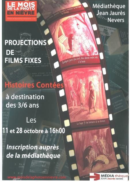 Projections de films fixes