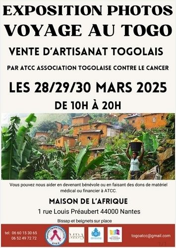 Exposition photo Voyage au Togo et vente d'artisanat togolais