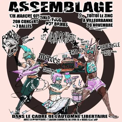 ASSEMBLAGE - CONCERT RIOT GRRRL & Marché DIY