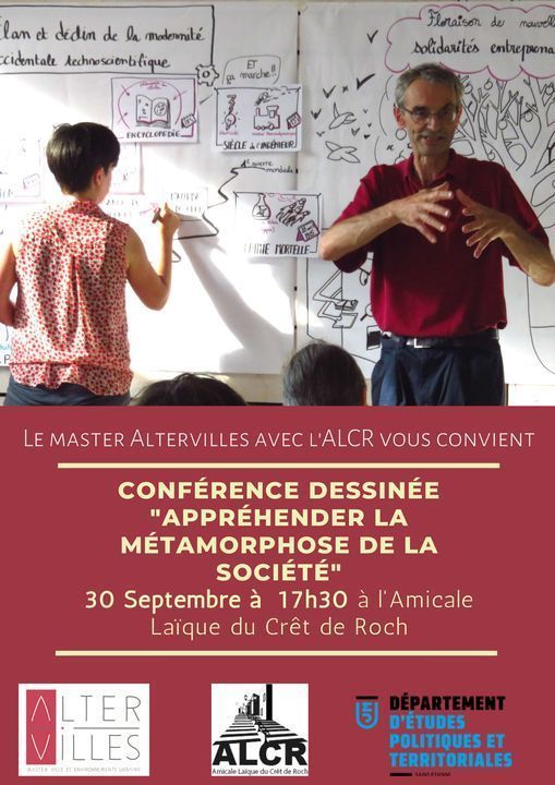 (Conférence dessinée) Appréhender la métamorphose de la société
