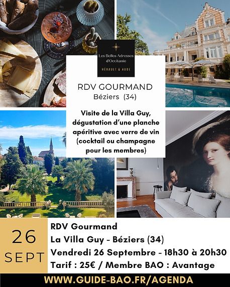 RDV Gourmand à la Villa Guy