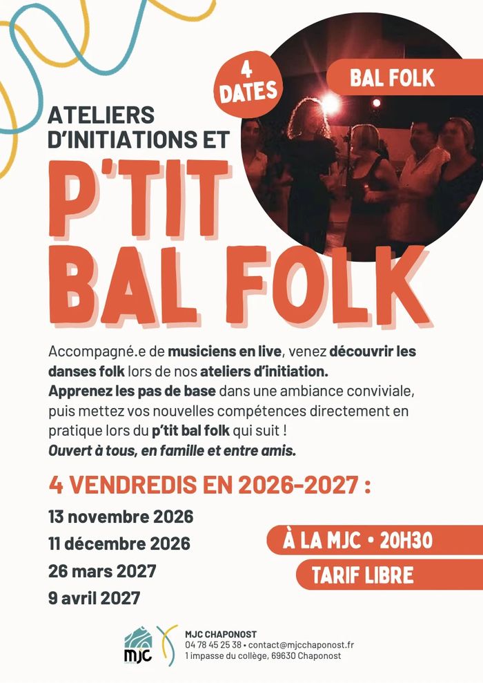 P'tit Bal Trad New à la MJC de Chaponost