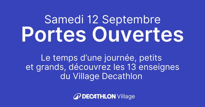 Journée Portes Ouvertes au Decathlon Village Mérignac