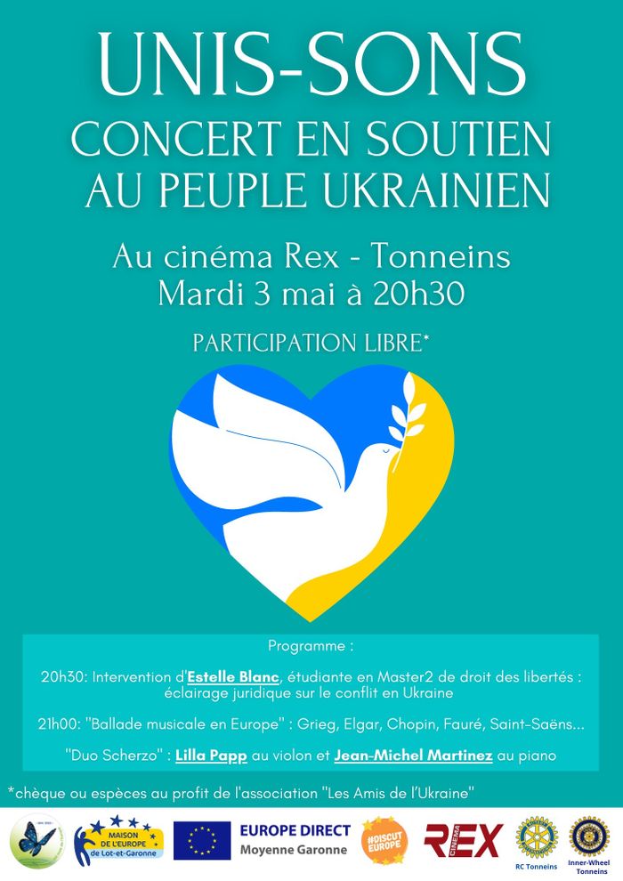 Unis-sons : concert en soutien au peuple ukrainien