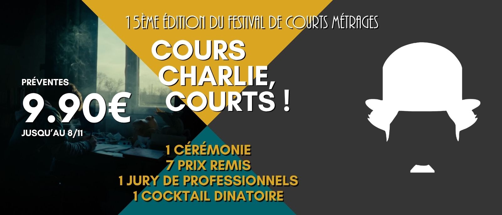 Festival "COURS CHARLIE, COURTS!" 15th edition