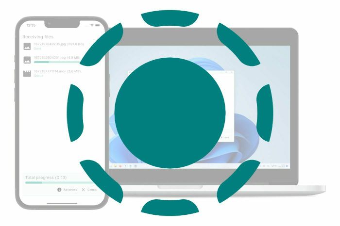 Transfert de photo avec Localsend