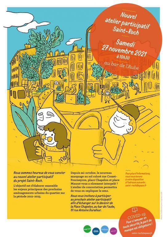(consultation) Atelier de co-conception autour de l'aménagement de la Place Saint-Roch