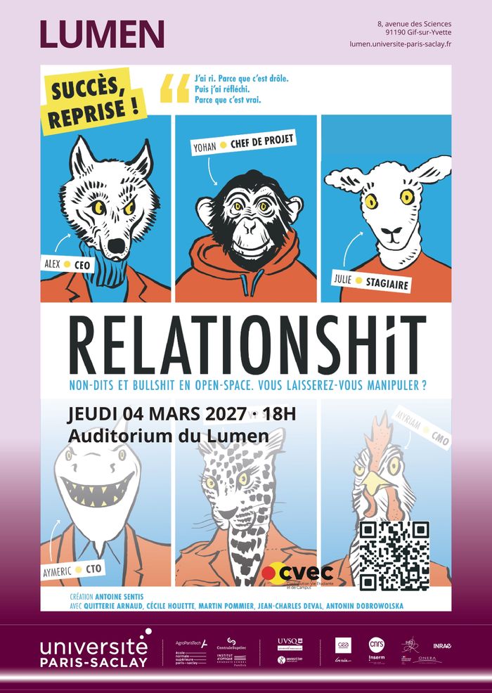 Une comédie mordante sur les non-dits et les jeux de pouvoir en entreprise. Vous laisserez vous manipuler ? 04 mars 2027