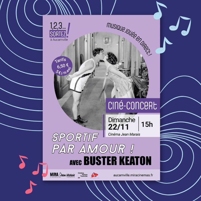 Ciné-concert - Sportif par amour ! avec Buster Keaton