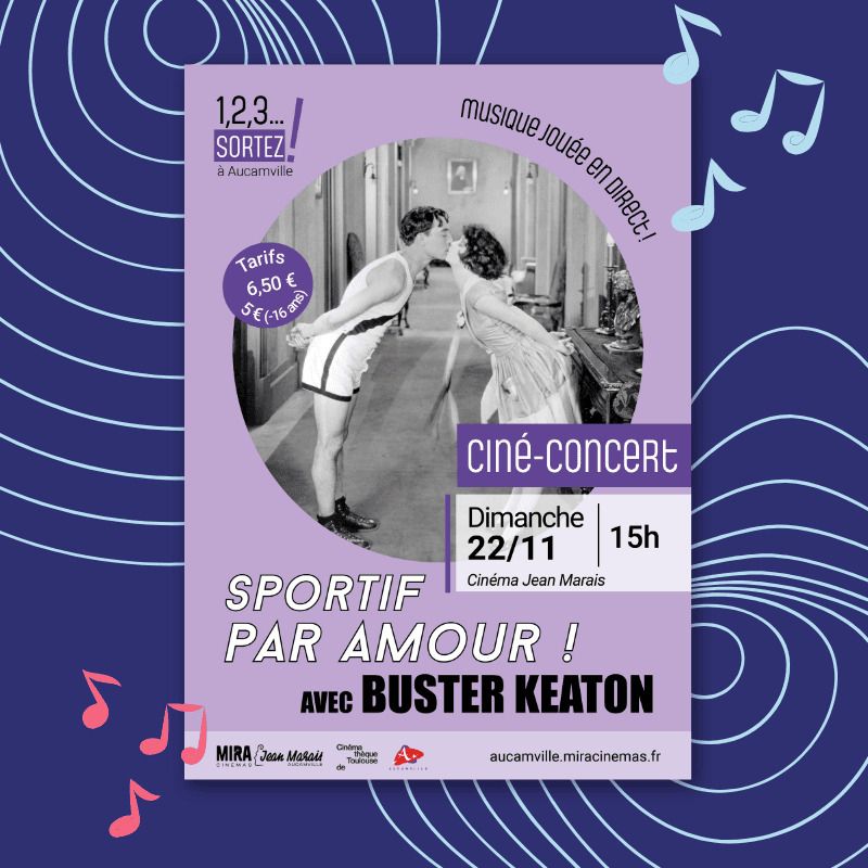 Ciné-concert - Sportif par amour ! avec Buster Keaton