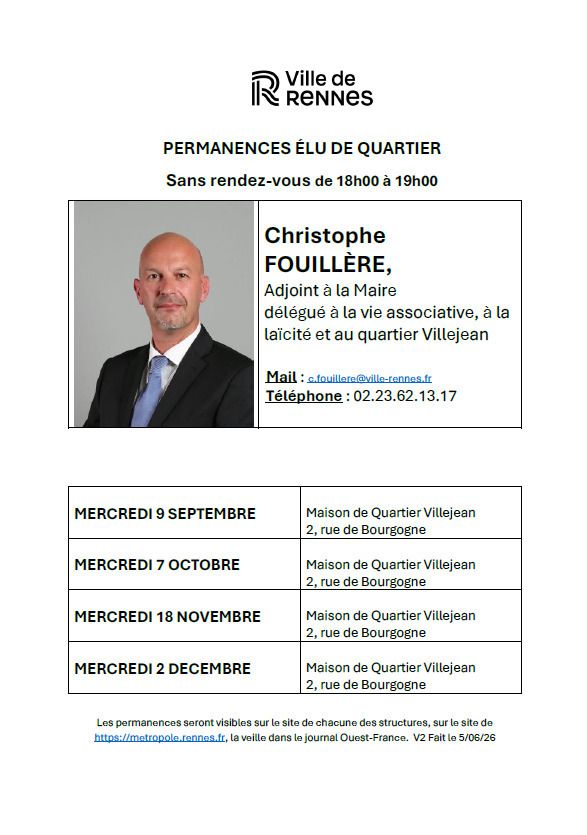 Permanences Christophe Fouillere