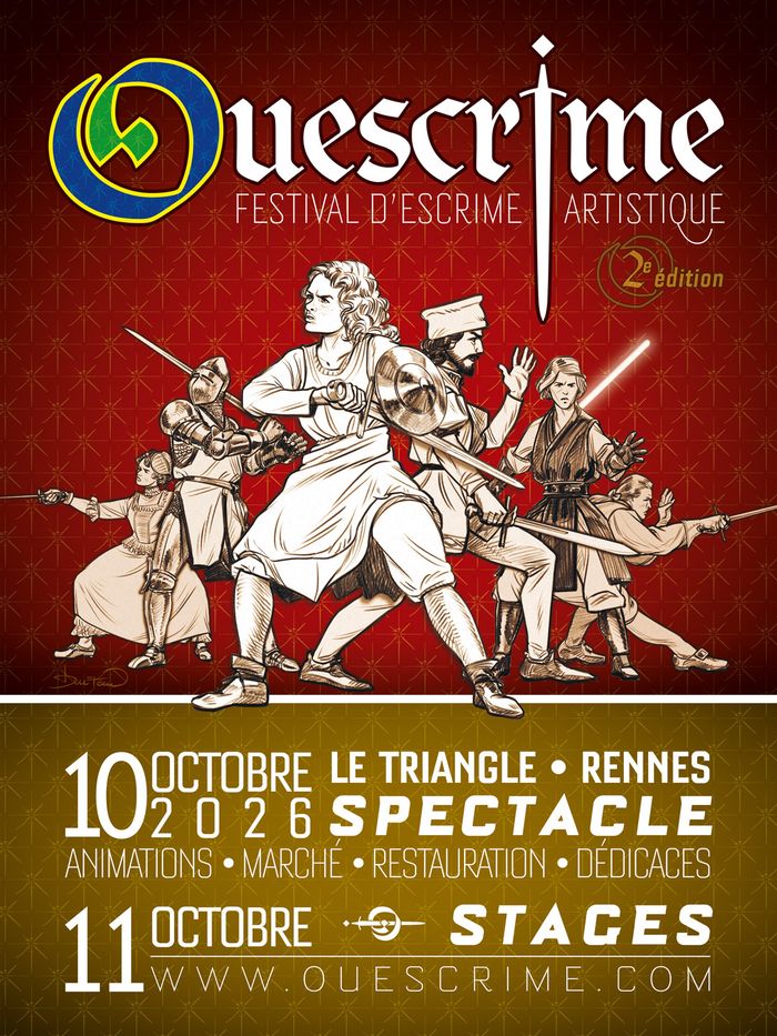 2e édition de Ouescrime : festival d'escrime artistique les 10 & 11 octobre