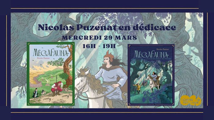 Dédicace de Nicolas Puzenat à Gens de la Lune
