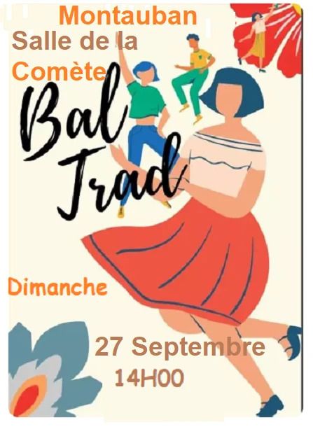 Affiche — Thé dansant Trad - Folk à Montauban