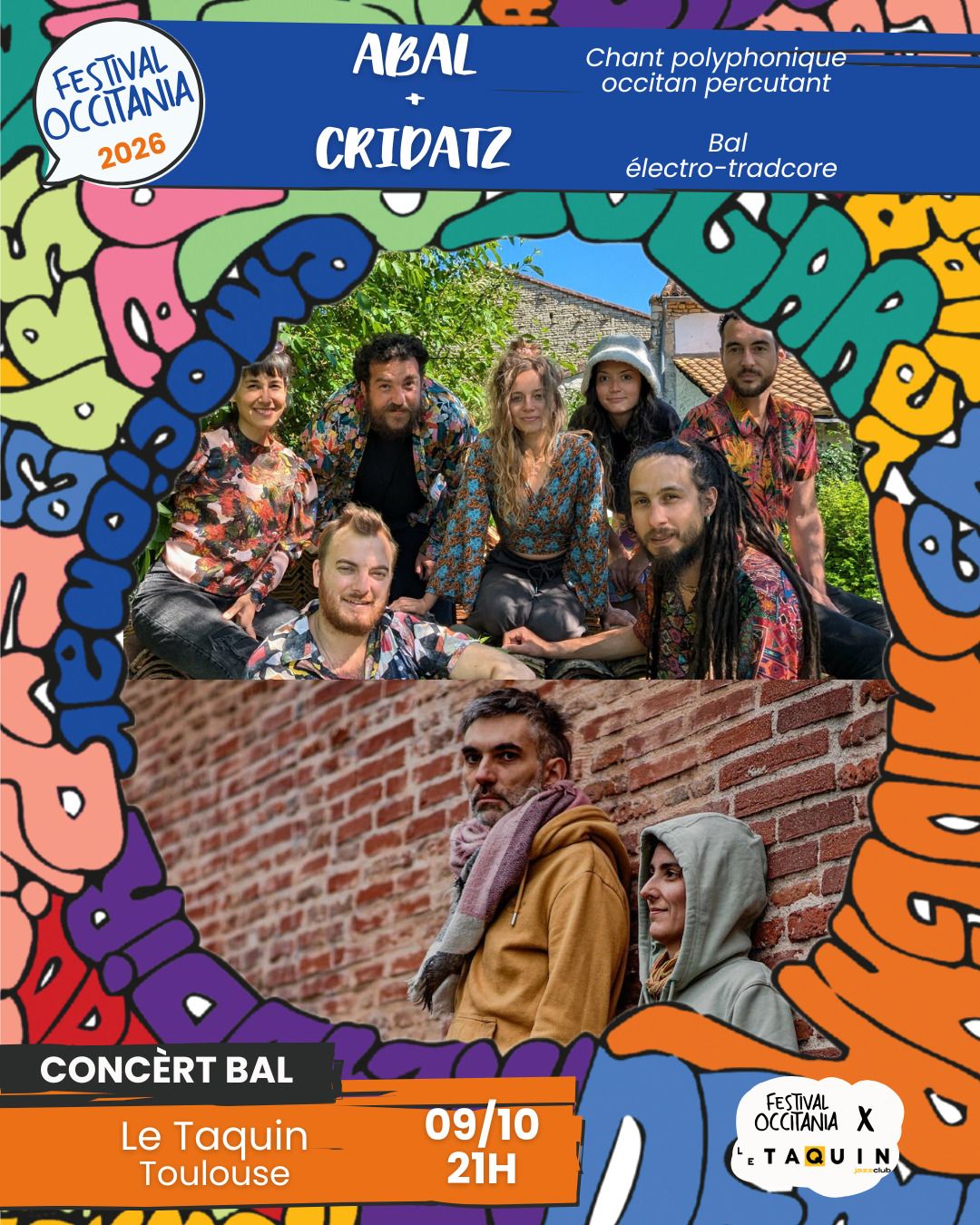 ABAL + Cridatz - Festival Occitania X Taquin