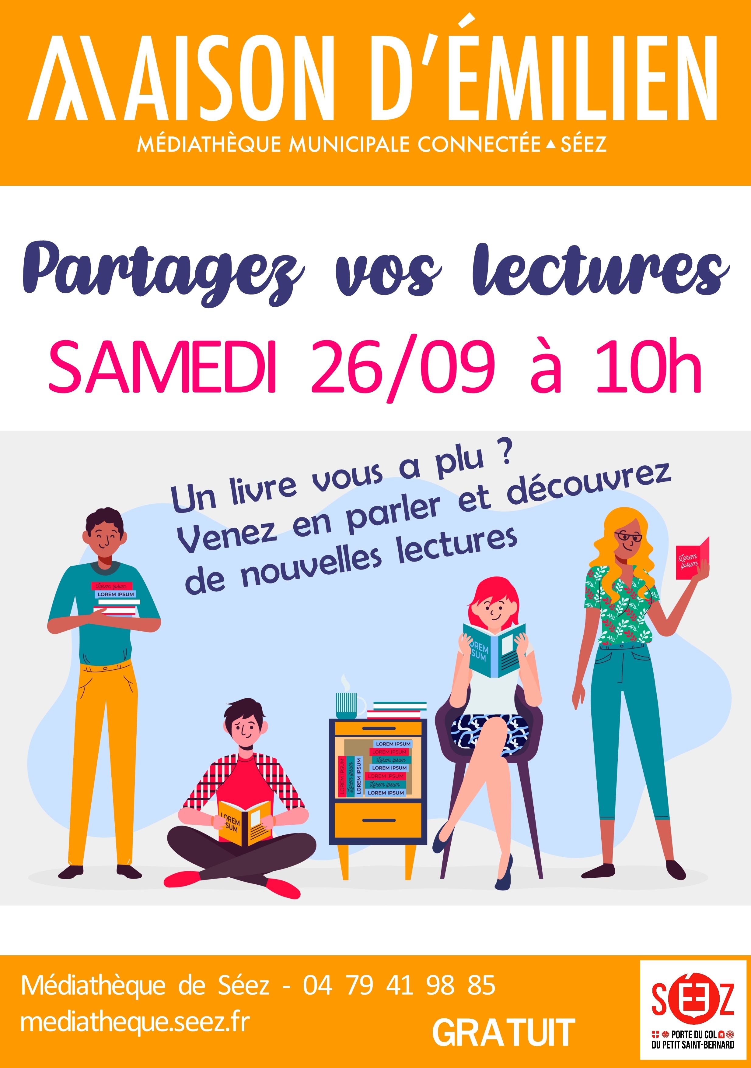 Partagez vos lectures