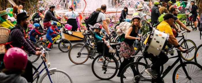 Balade à vélo vers le Festival Eclats de Rue