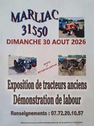 Exposition de tracteurs anciens / Démonstration de labour