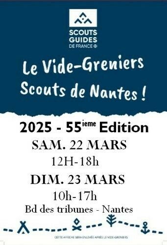 Grenier Scout de Nantes - Vide-greniers scouts et guides de France