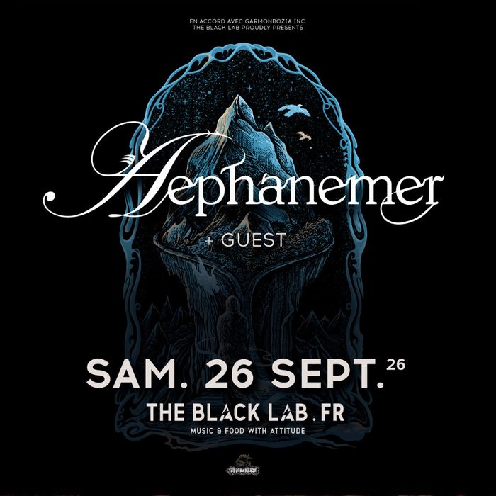 Affiche — AEPHANEMER @ THE BLACK LAB - WASQUEHAL