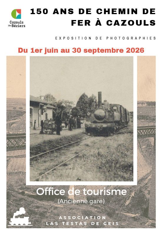 Exposition "150 ans de chemin de fer à Cazouls"