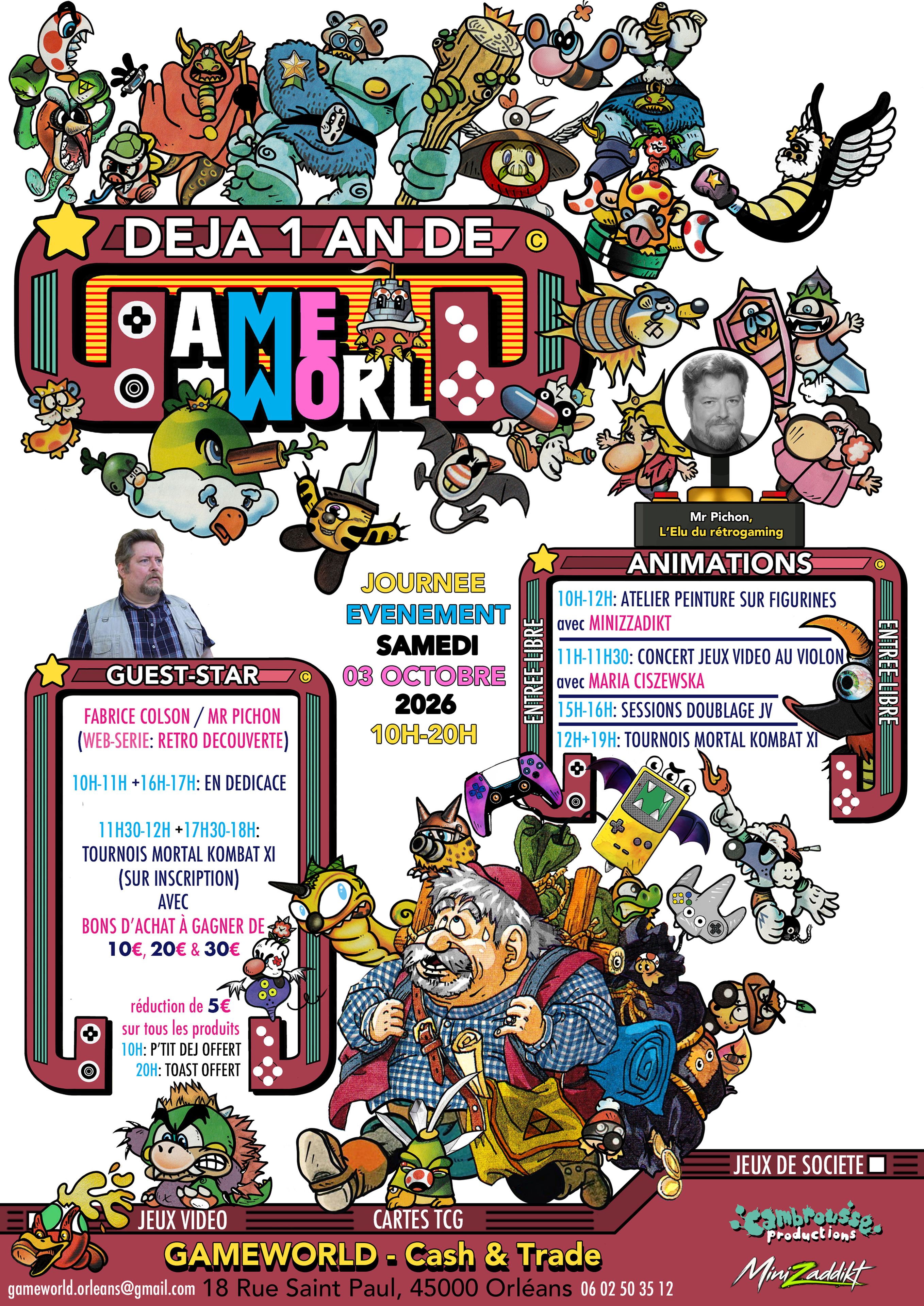 GAMEWORLD FÊTE SES 1 AN