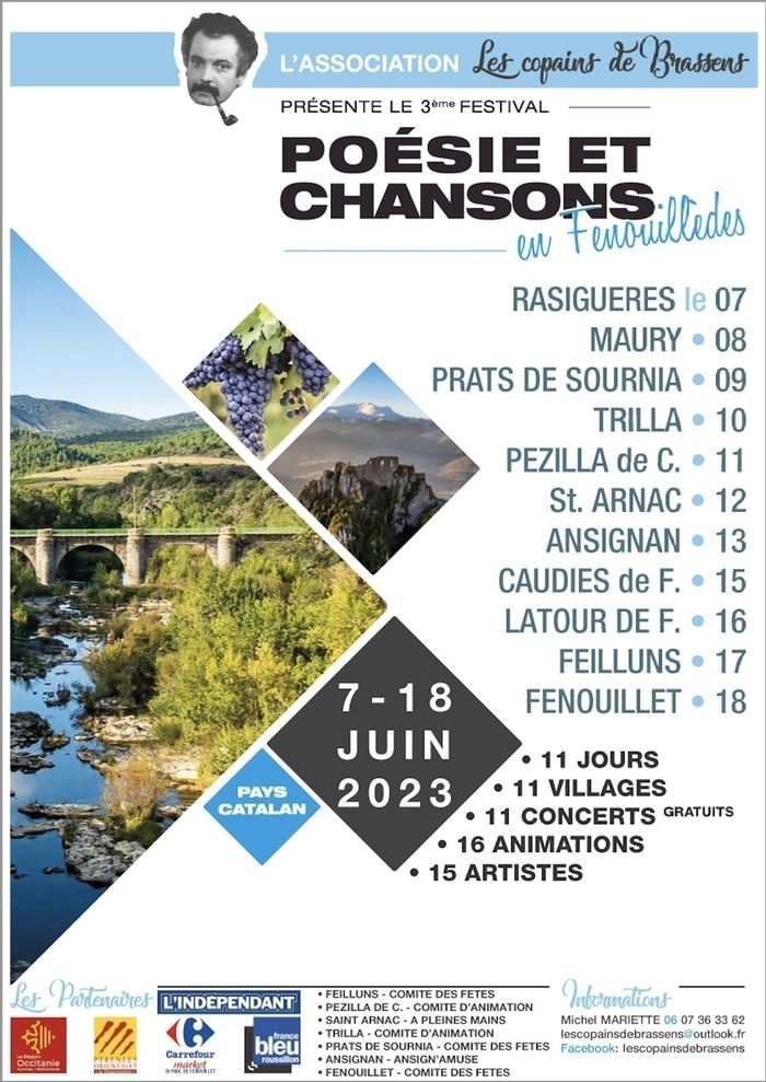 Poésie et chansons en Fenouillèdes - Les artistes du Festival chantent des chansons "coquines"