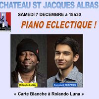 Concert de Rolando Luna & Constant Despres " When Classical meets Jazz"