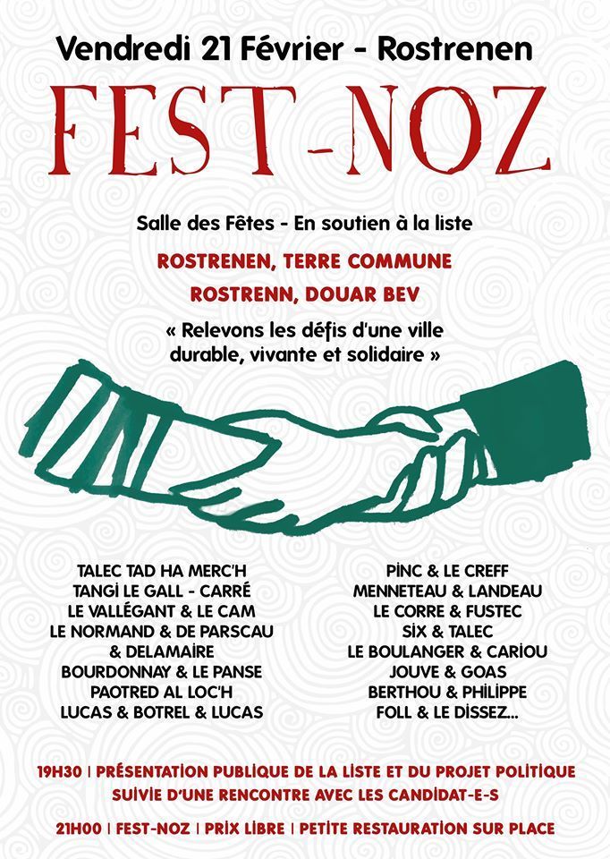 Fest-noz Rostrenen, terre commune
