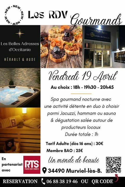 Les rendez-vous gourmands-Spa gourmand nocturne