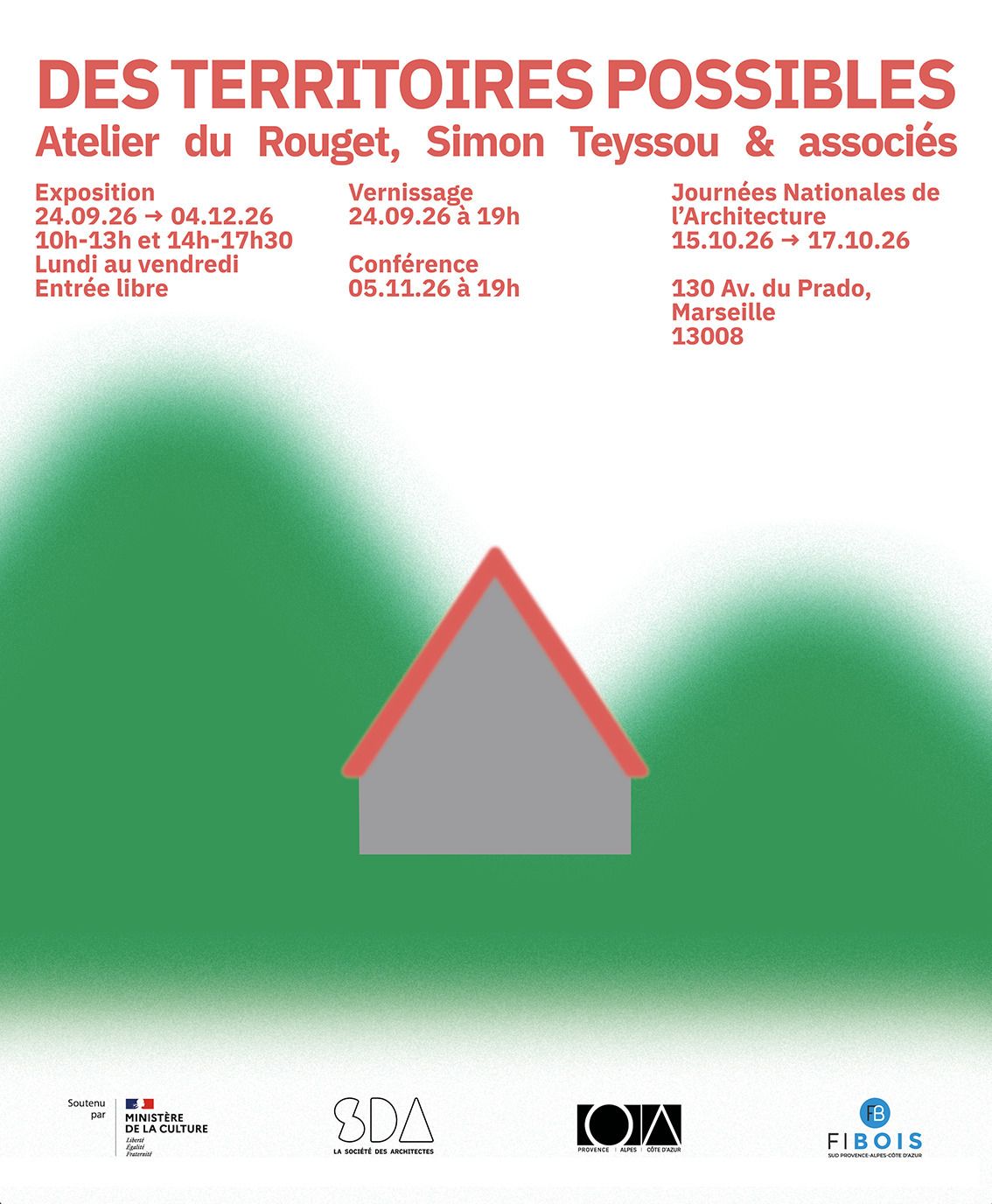Visite guidée exposition "Des territoires possibles" - Atelier du Rouget, Simon Teyssou & associés