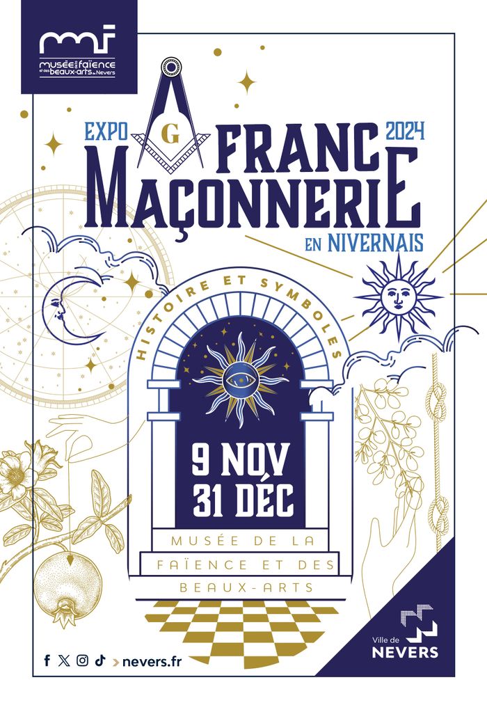 Visite nocturne de l'exposition "Franc-maçonnerie en Nivernais"