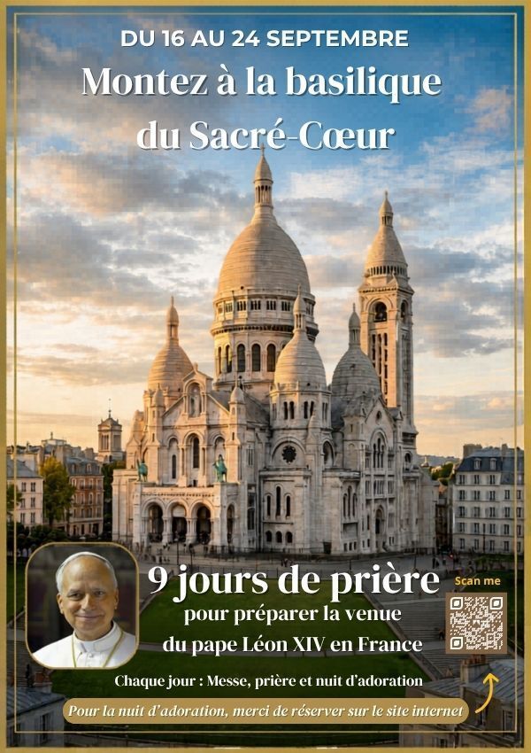 Neuvaine de prière pour préparer la venue du Pape Léon XIV en France