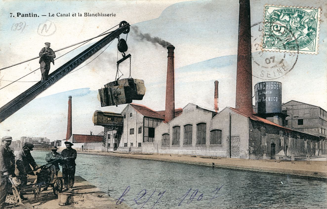 Les vestiges du patrimoine industriel le long du canal de l’Ourcq